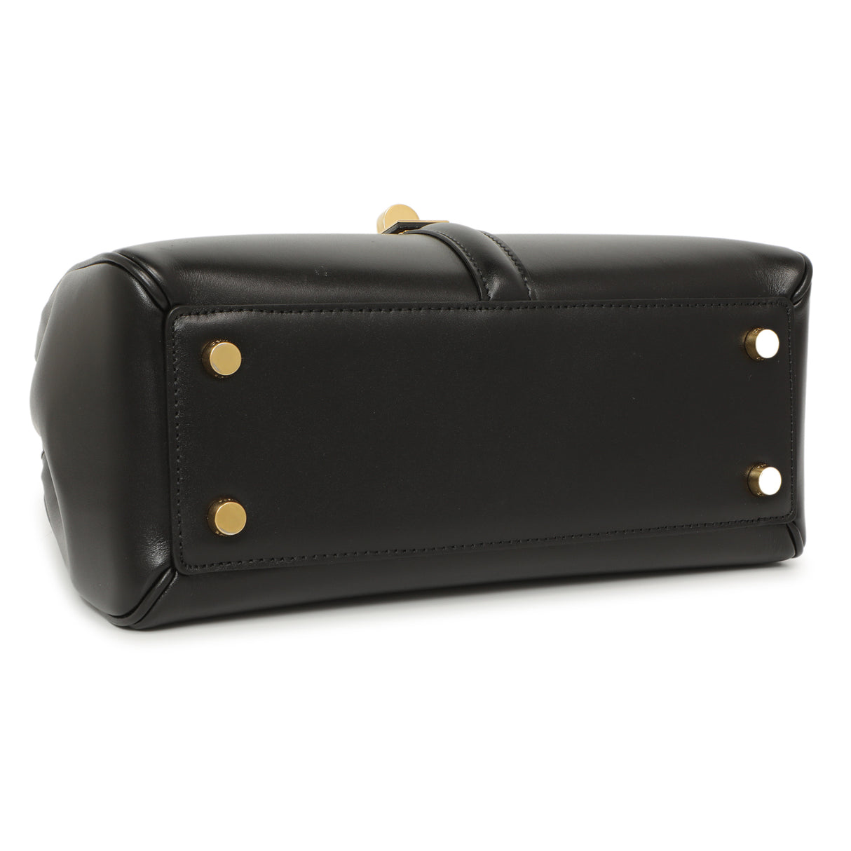 Celine Black Calfskin Small 16 Top Handle Bag Handbags Celine