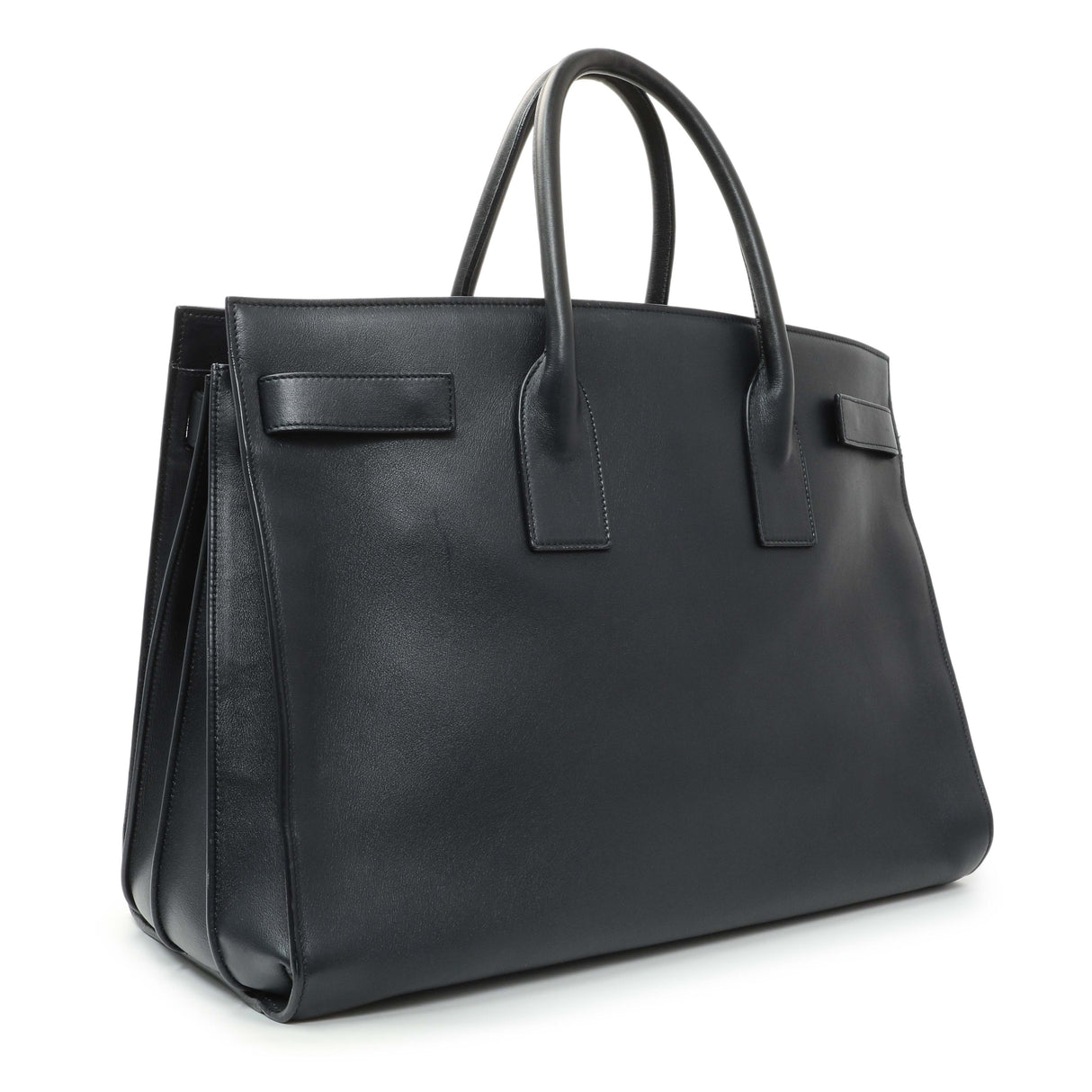 Saint Laurent Navy Calfskin Large Sac De Jour Handbags Saint Laurent