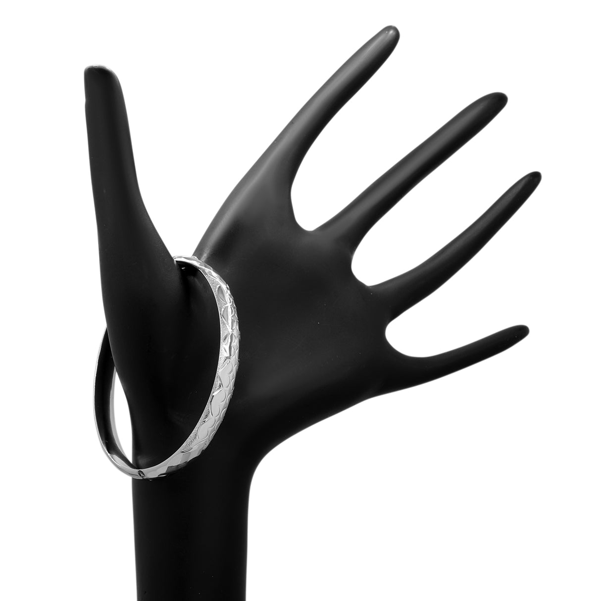 Platinum Heart Bangle Fine Jewellery Modaselle