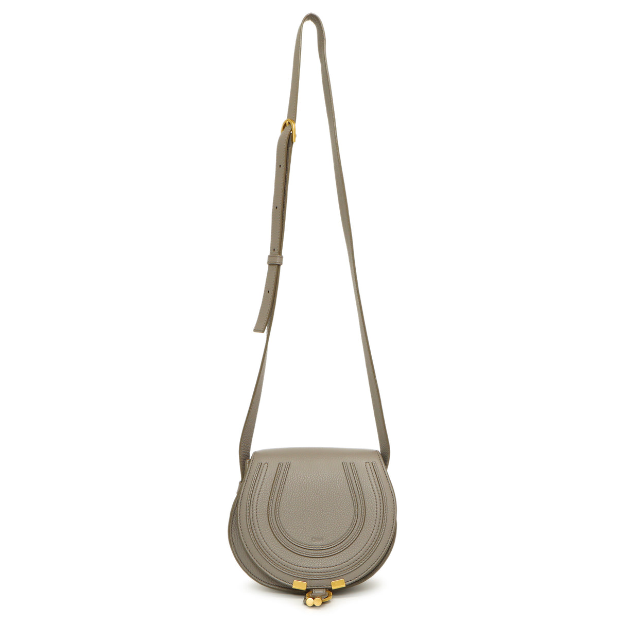 Chloe Grey Calfskin Mini Marcie Handbags Chloe