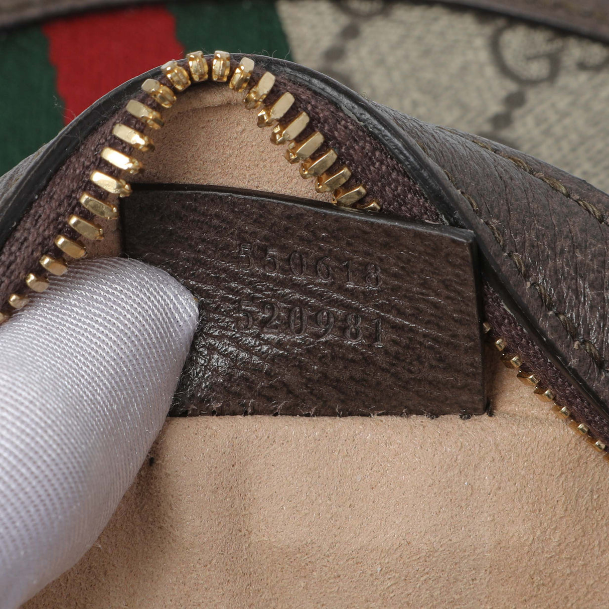 Gucci GG Supreme Monogram Web Mini Ophidia Round Shoulder Bag Handbags Gucci