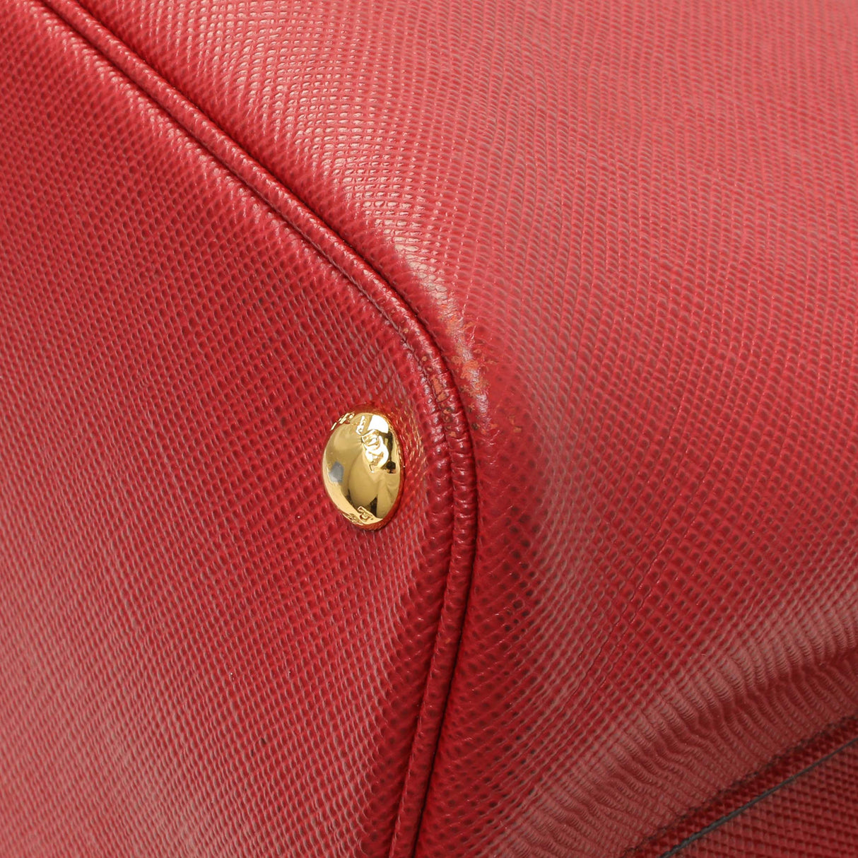Prada Red Saffiano Medium Double Bag Handbags Prada