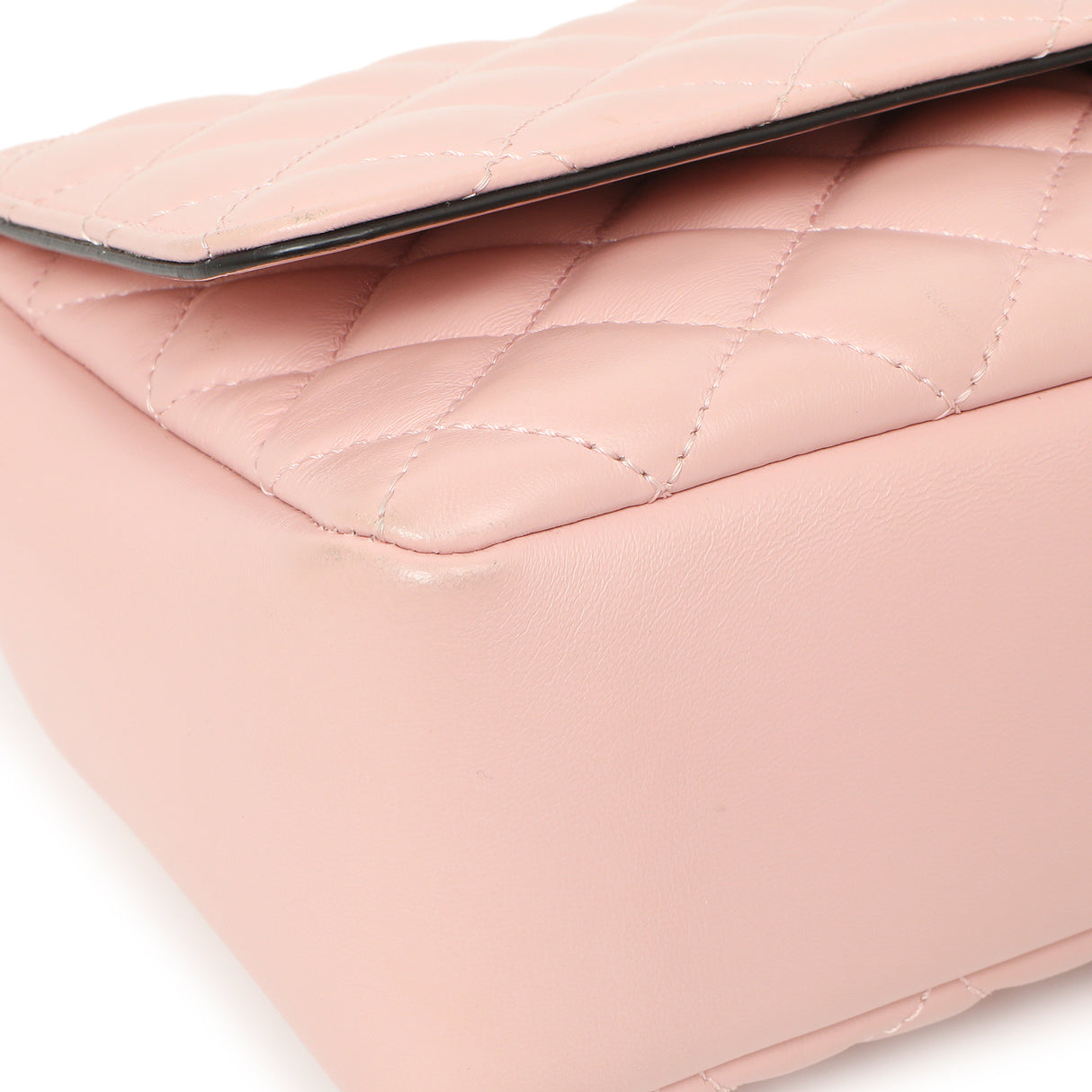 Versace Pink Quilted Lambskin Medusa Chain Crossbody Handbags Versace