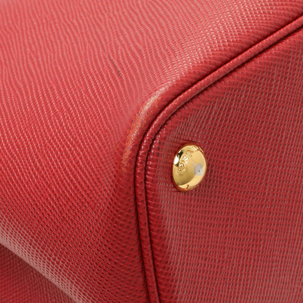 Prada Red Saffiano Medium Double Bag Handbags Prada