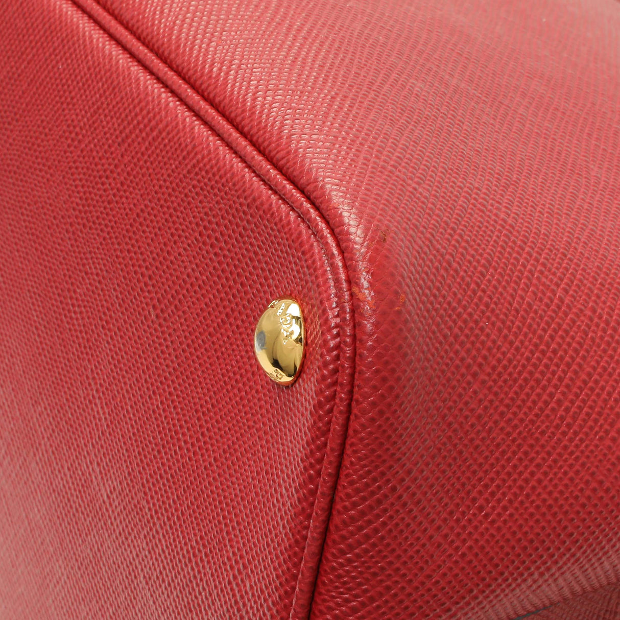 Prada Red Saffiano Medium Double Bag Handbags Prada