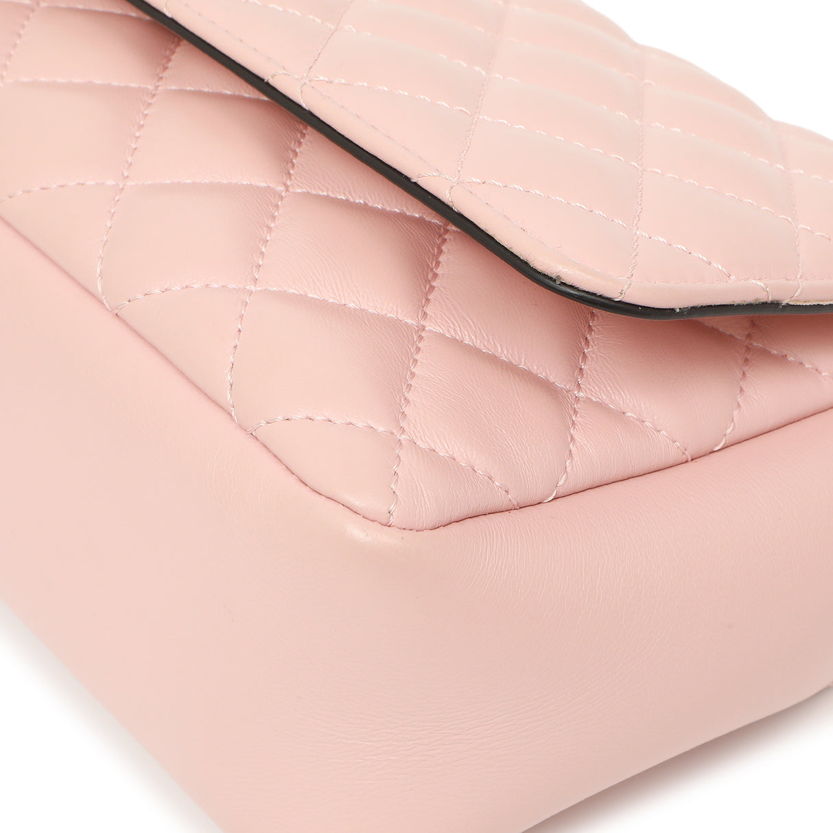 Versace Pink Quilted Lambskin Medusa Chain Crossbody Handbags Versace