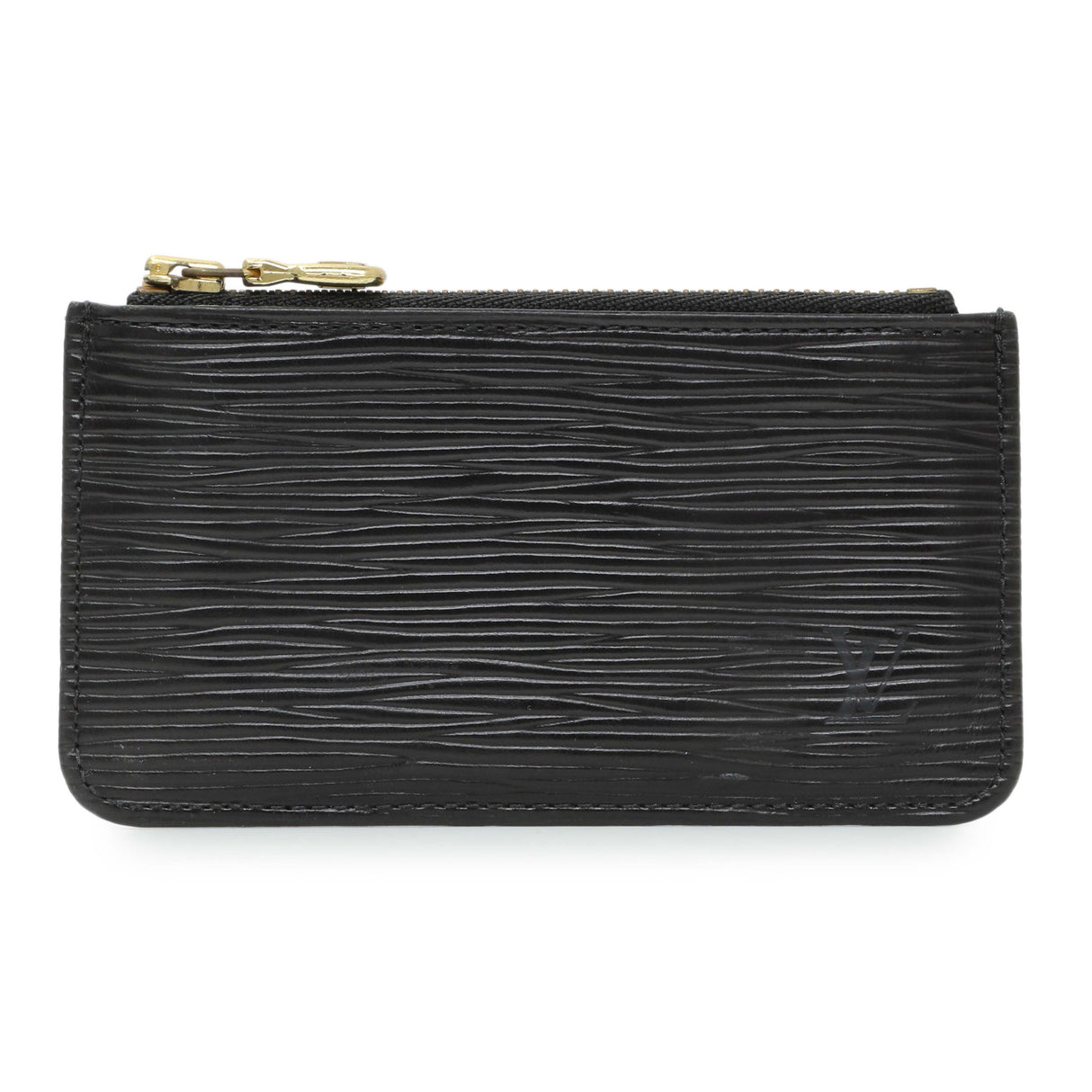 Louis Vuitton Black Epi Key Pouch Accessories Louis Vuitton
