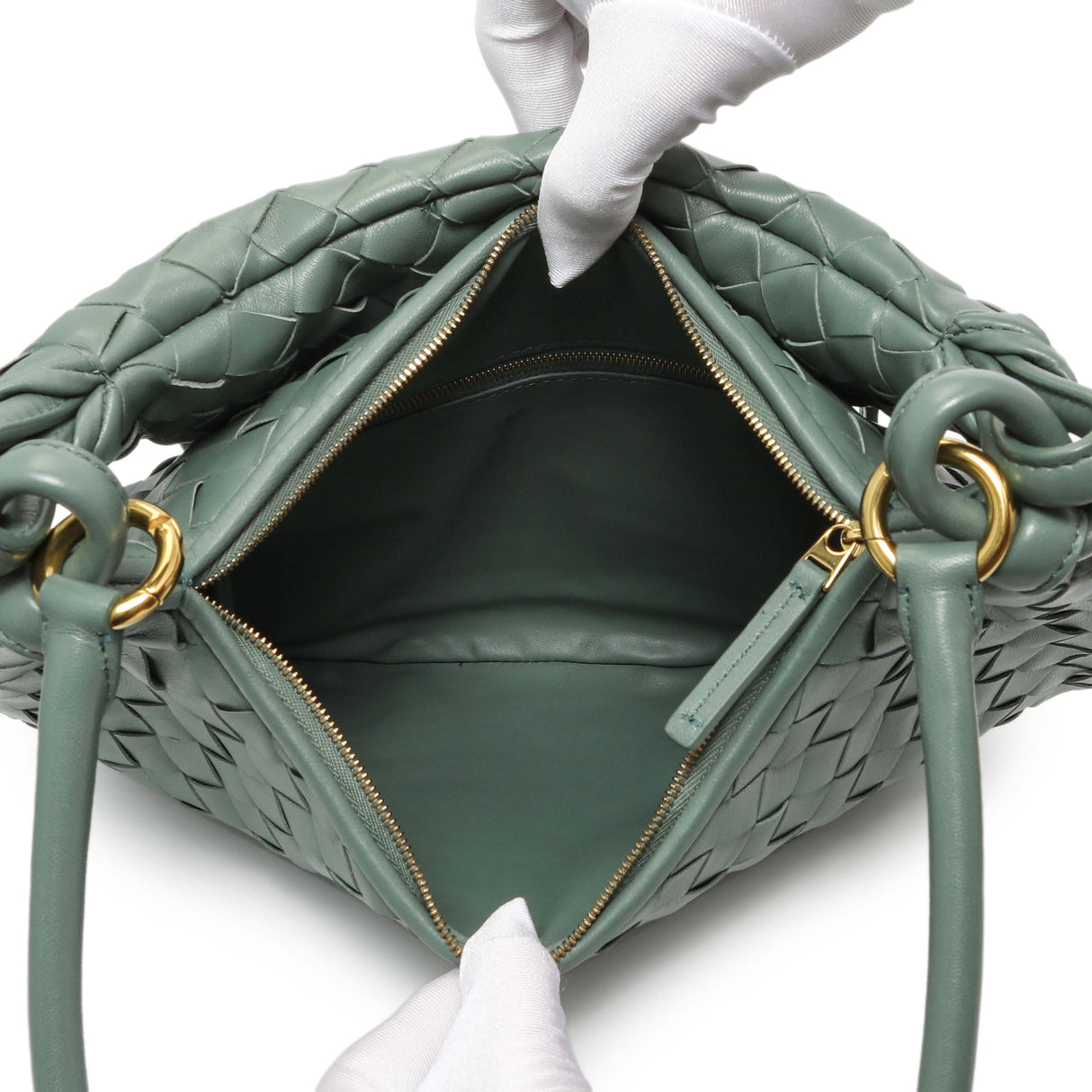 Bottega Veneta Nappa Intrecciato Medium Gemelli Shoulder Bag Handbags Bottega Veneta