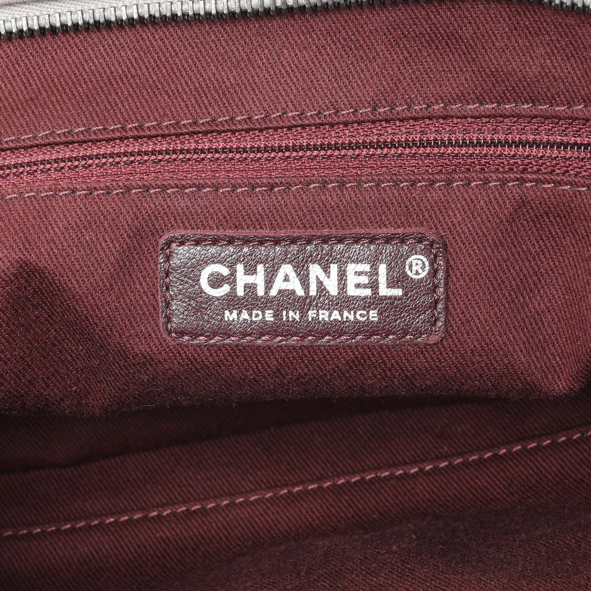 Chanel Grey Quilted Goatskin Chain Shoulder Bag Handbags Chanel