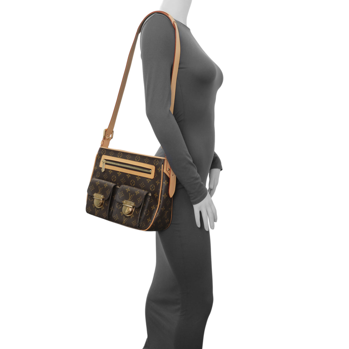 Louis Vuitton Monogram Hudson GM Handbags Louis Vuitton