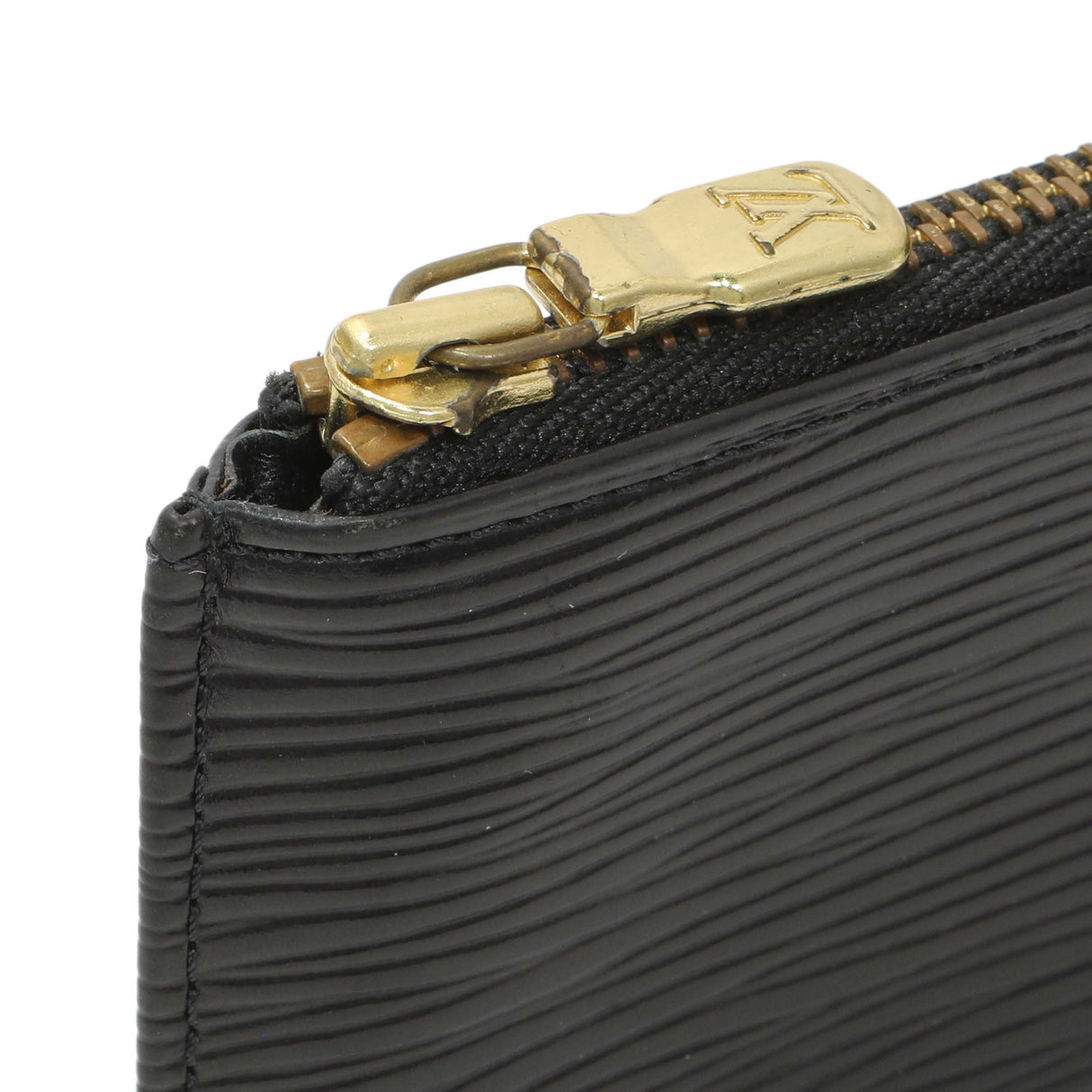 Louis Vuitton Black Epi Key Pouch Accessories Louis Vuitton