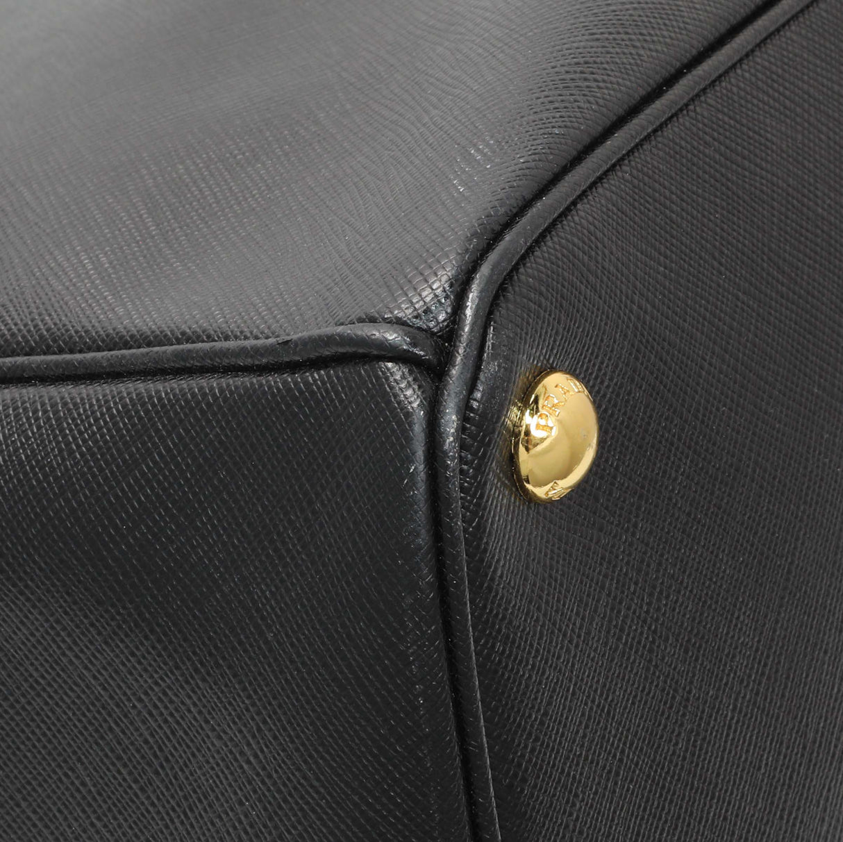 Prada Black Saffiano Large Galleria Double Zip Tote Handbags Prada