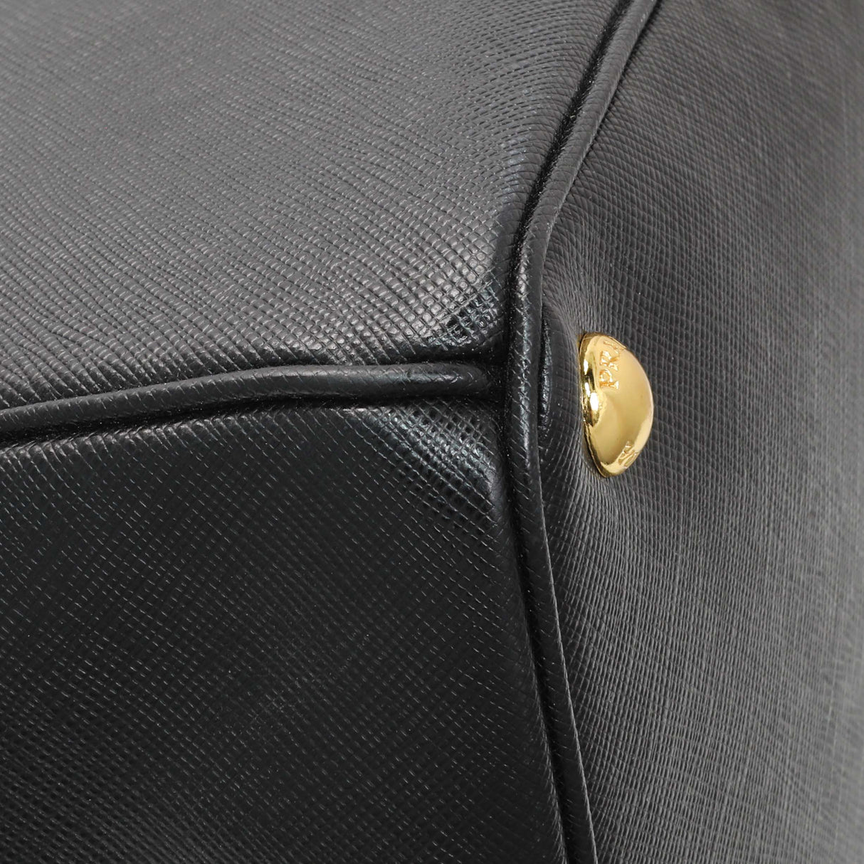 Prada Black Saffiano Large Galleria Double Zip Tote Handbags Prada