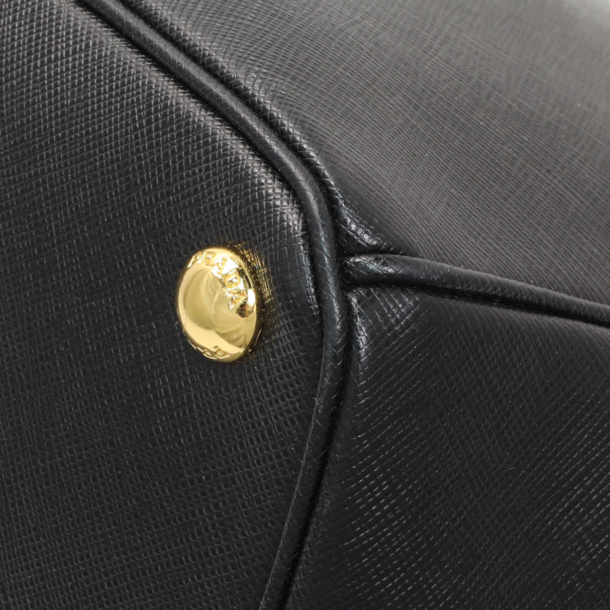 Prada Black Saffiano Large Galleria Double Zip Tote Handbags Prada