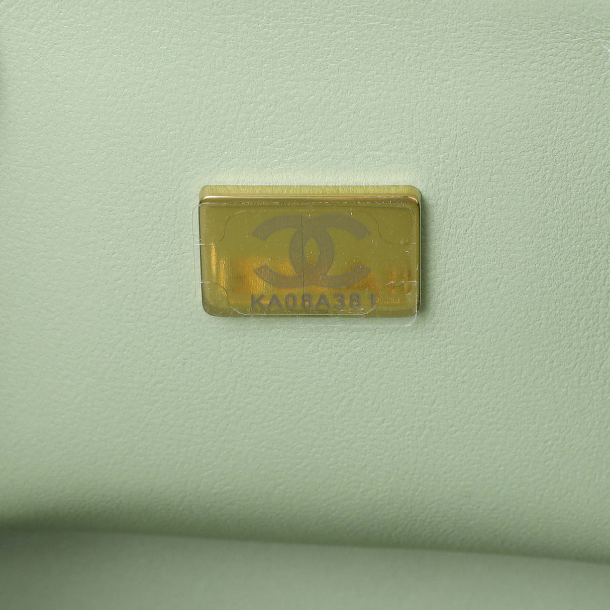 Chanel Light Mint Green Caviar Medium Classic Double Flap Handbags Chanel