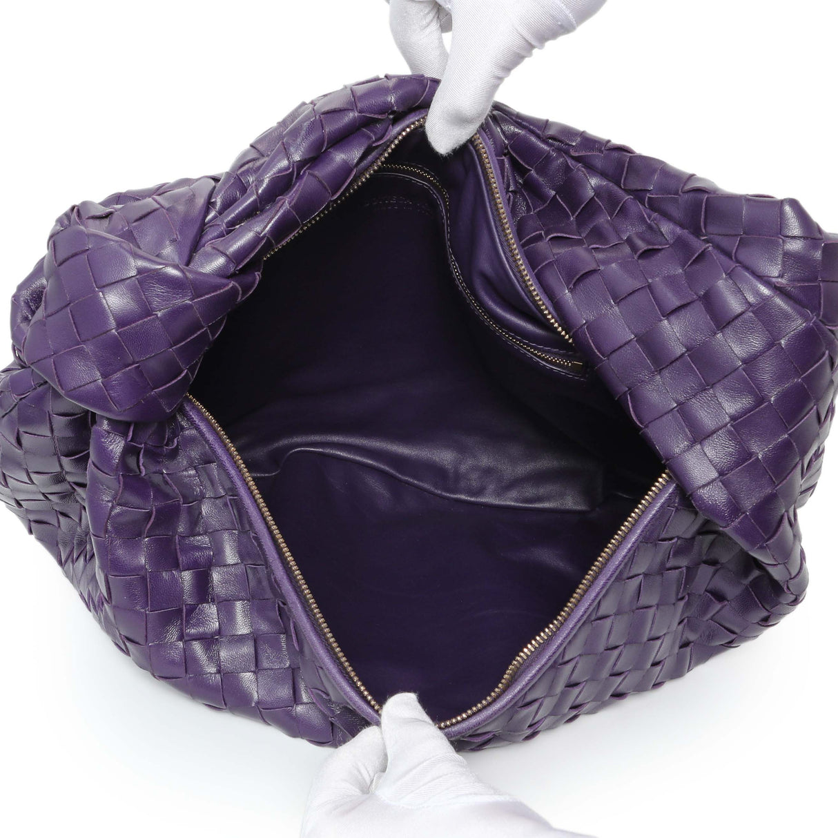 Bottega Veneta Purple Large Jodie Handbags Bottega Veneta