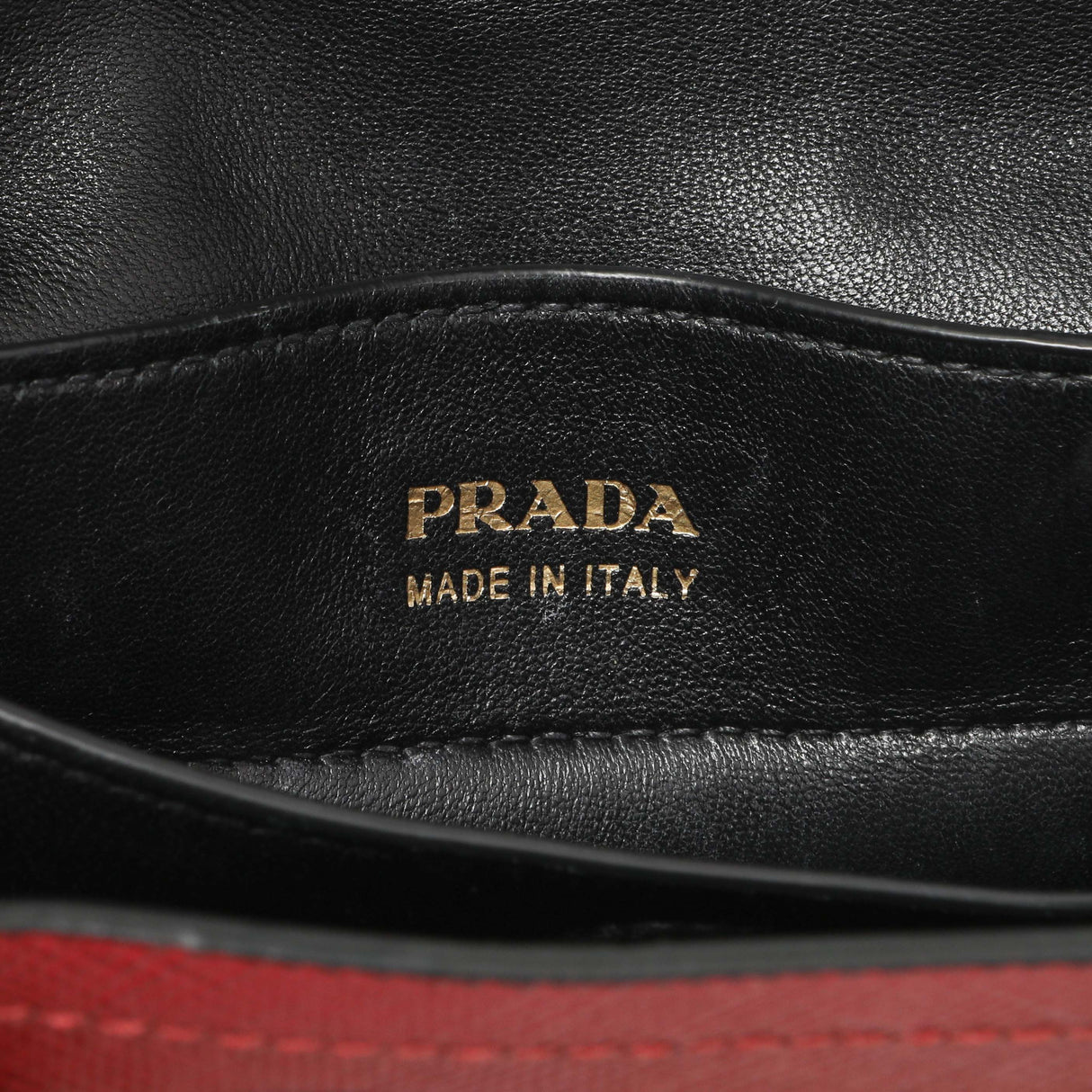 Prada Red Saffiano Medium Double Bag Handbags Prada