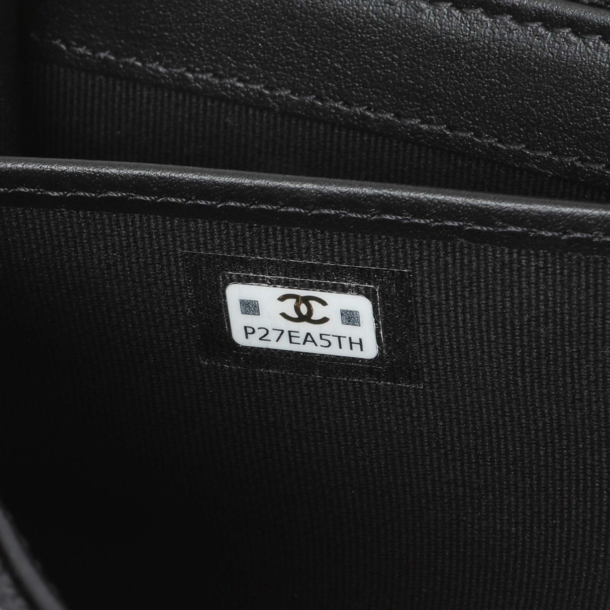 Chanel Black Quilted Caviar Large Boy Gusset Flap Wallet Accessories Chanel