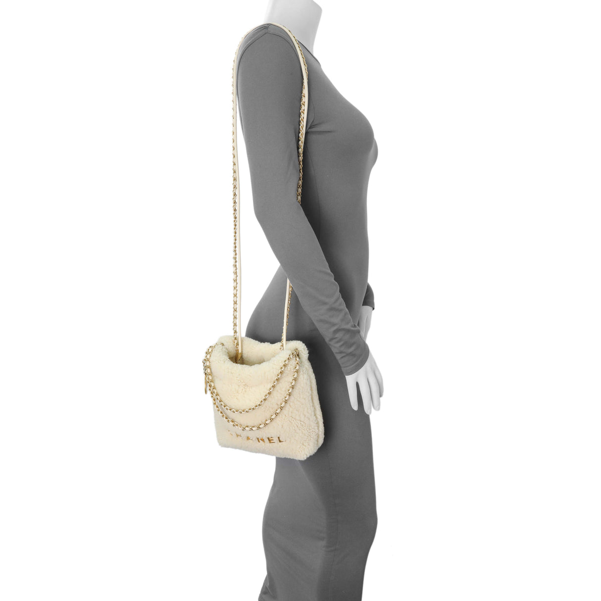 Chanel Shearling Mini Chanel 22 Handbags Chanel