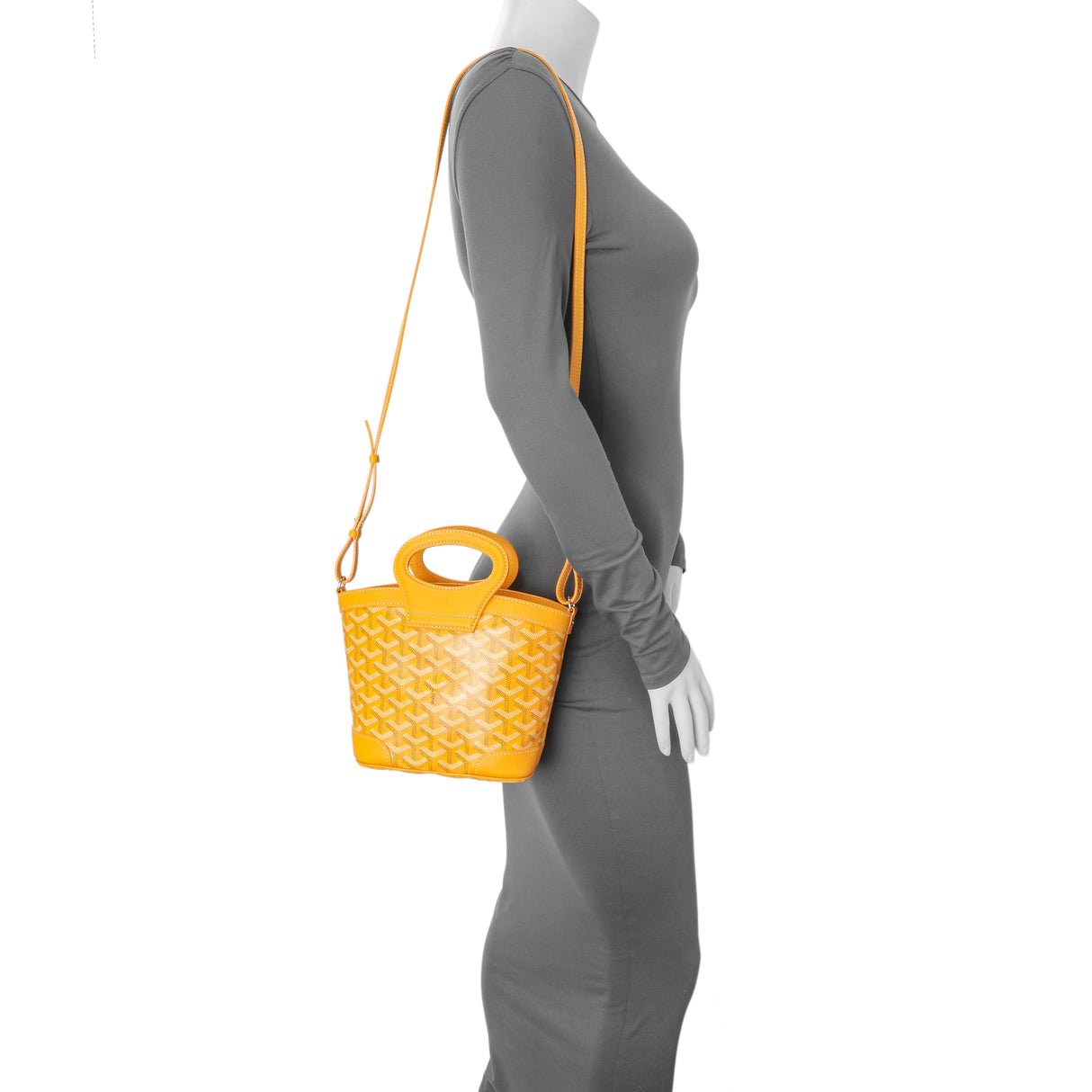 Goyard Yellow Goyardine Beluga Mini Bucket Bag Handbags Goyard