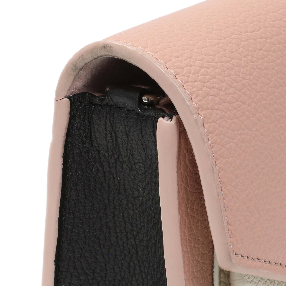 Louis Vuitton Pink Calfskin Mylockme Chain Pochette Handbags Louis Vuitton