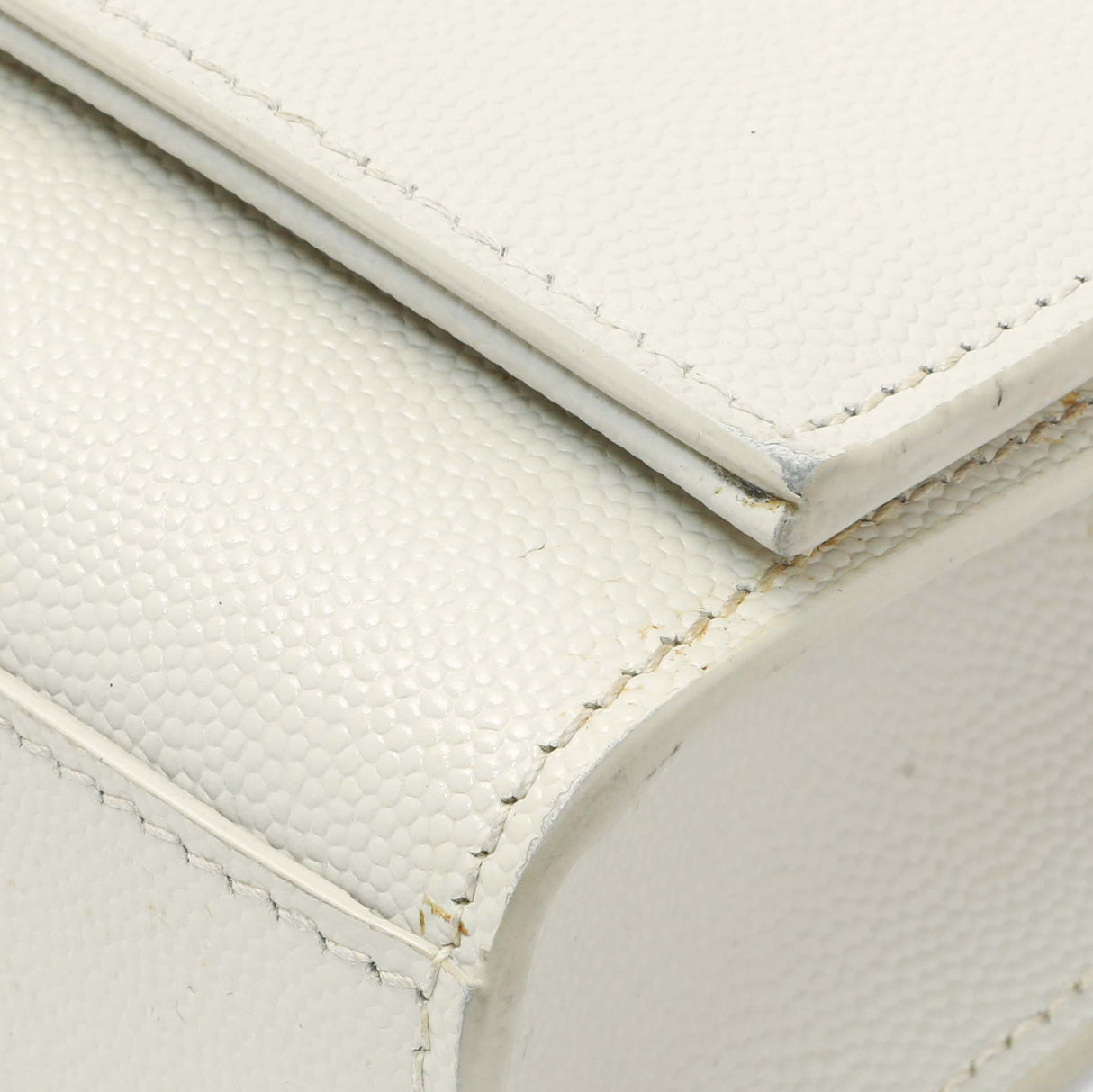 Saint Laurent Crema Soft Grain De Poudre Small Classic Monogram Kate Tassel Satchel Handbags Saint Laurent