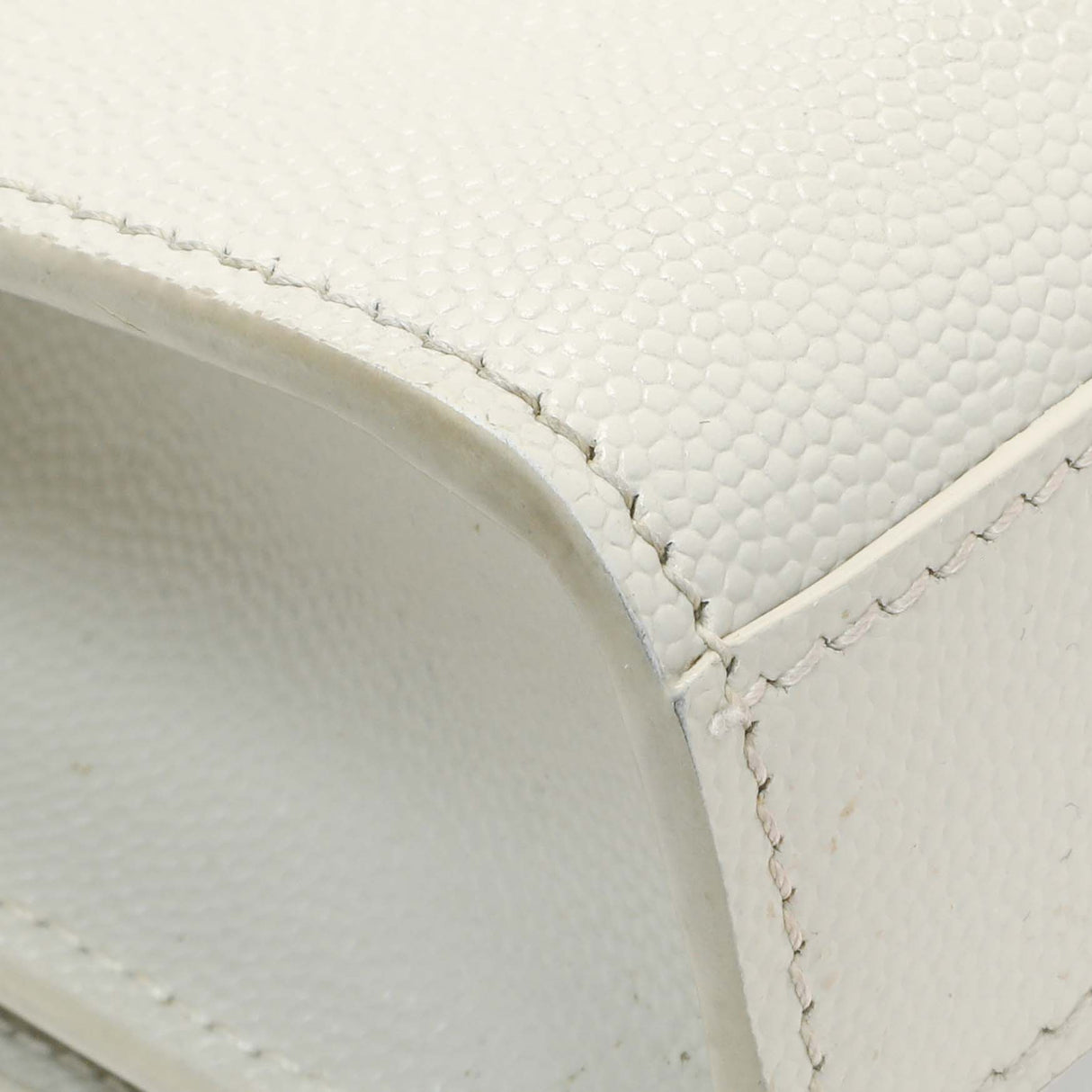 Saint Laurent Crema Soft Grain De Poudre Small Classic Monogram Kate Tassel Satchel Handbags Saint Laurent