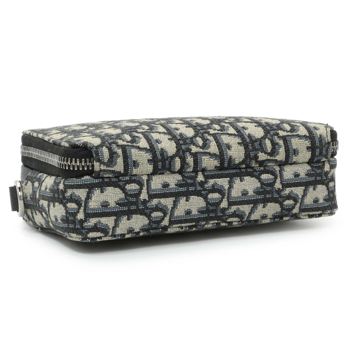 Christian Dior Oblique Zipped Pouch with Strap Handbags Christian Dior