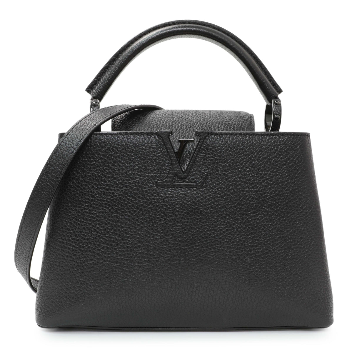 Louis Vuitton Black Taurillon Capucines BB Handbags Louis Vuitton
