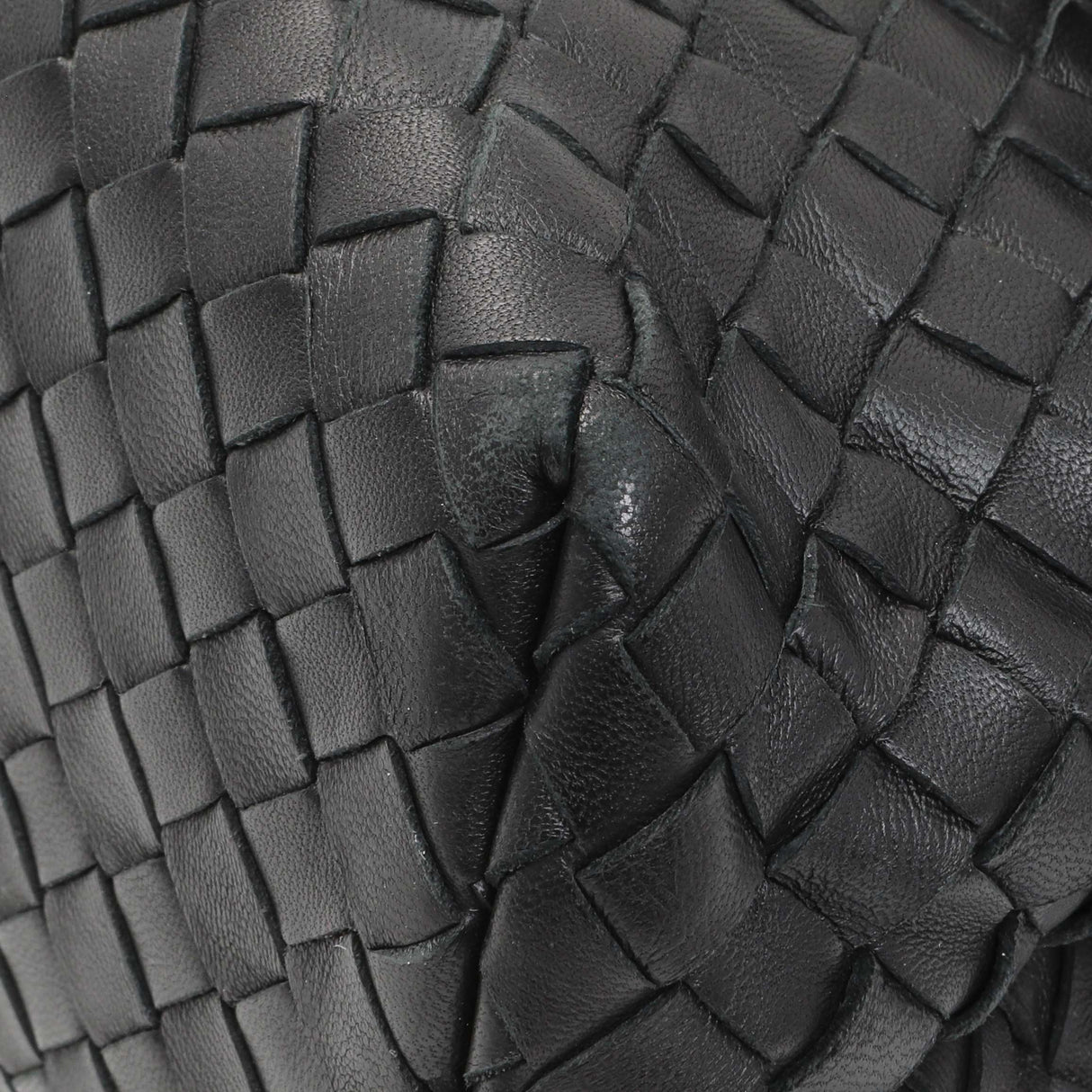 Bottega Veneta Black Nappa Intrecciato Small Olimpia Shoulder Bag Handbags Bottega Veneta