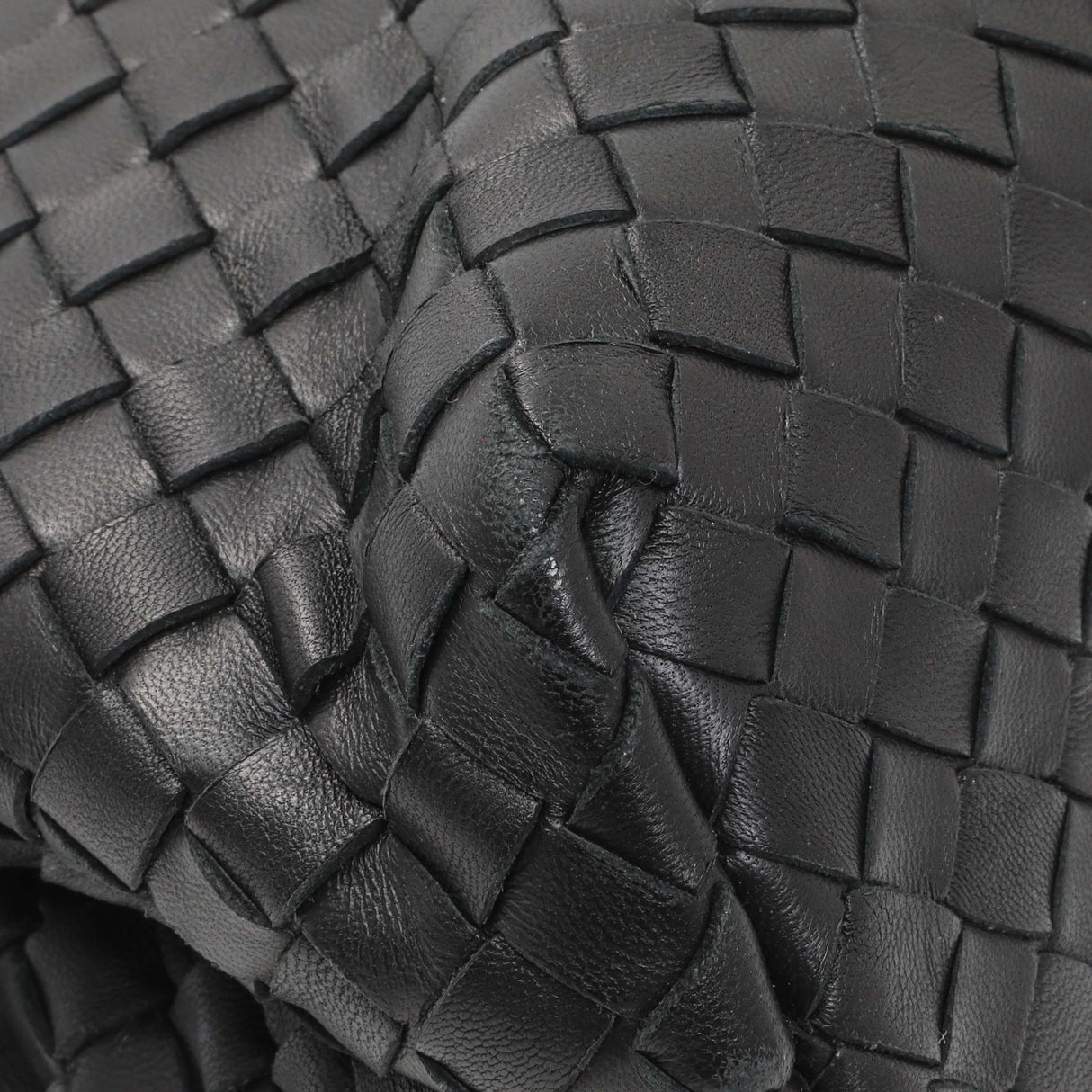 Bottega Veneta Black Nappa Intrecciato Small Olimpia Shoulder Bag Handbags Bottega Veneta