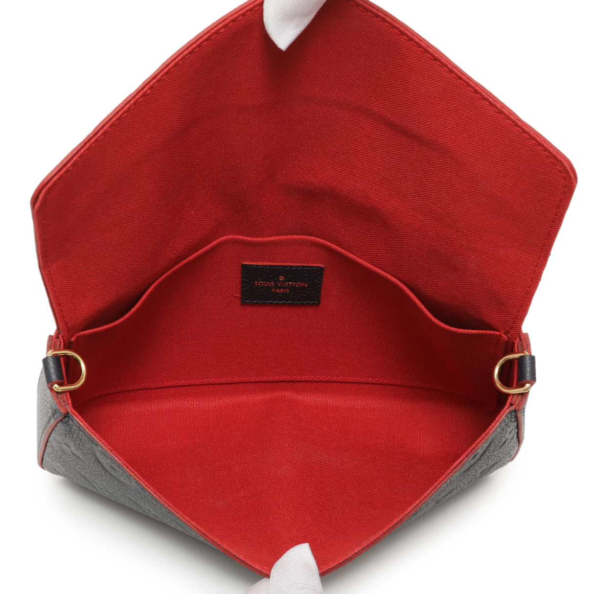 Louis Vuitton Marine Rouge Empreinte Pochette Felicie Chain Wallet Handbags Louis Vuitton