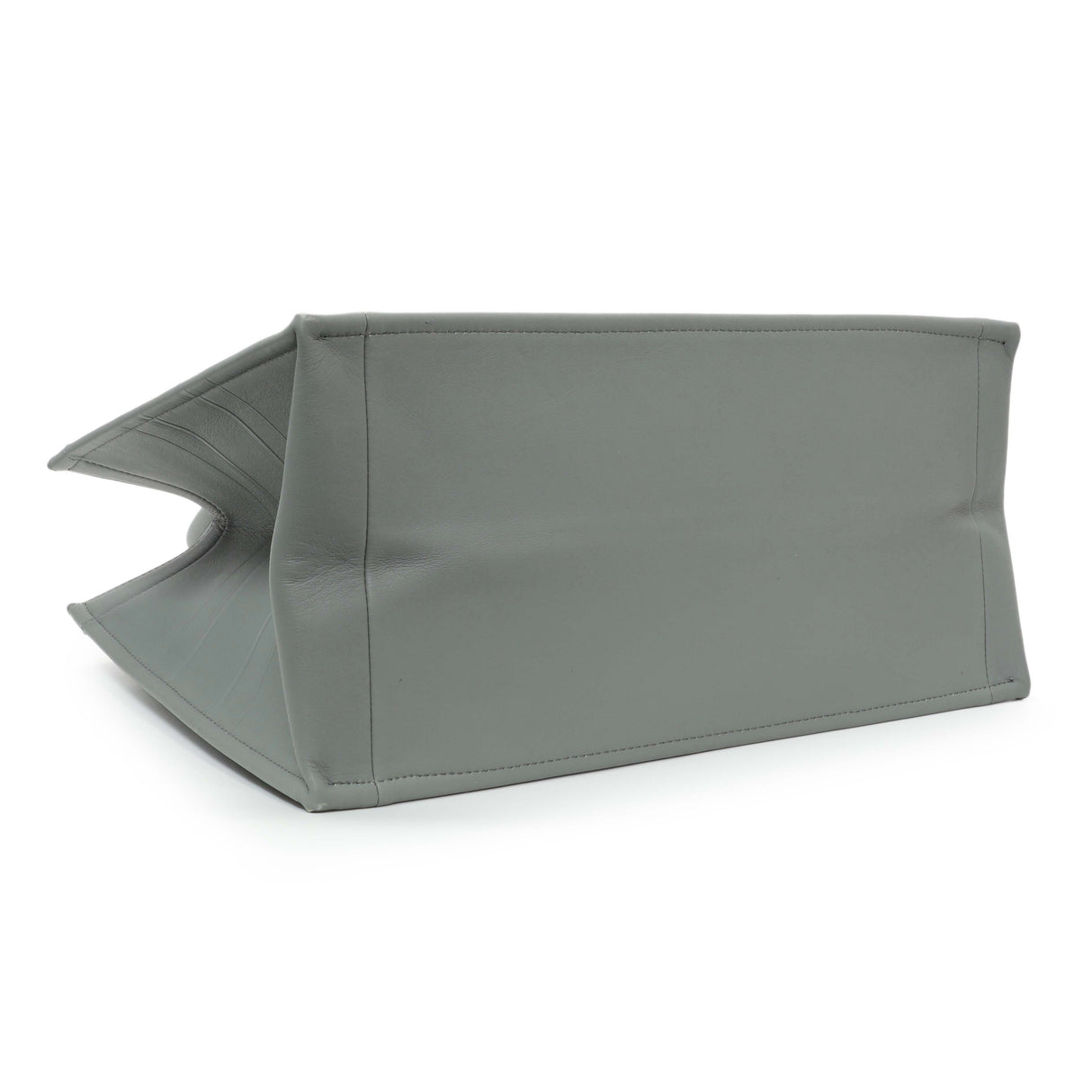 Christian Dior Grey Calfskin Embossed Medium Book Tote