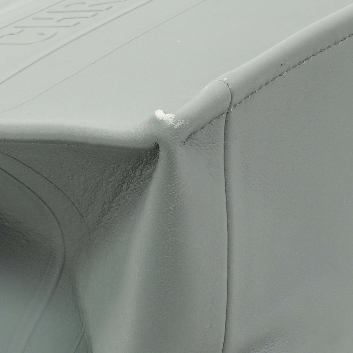 Christian Dior Grey Calfskin Embossed Medium Book Tote