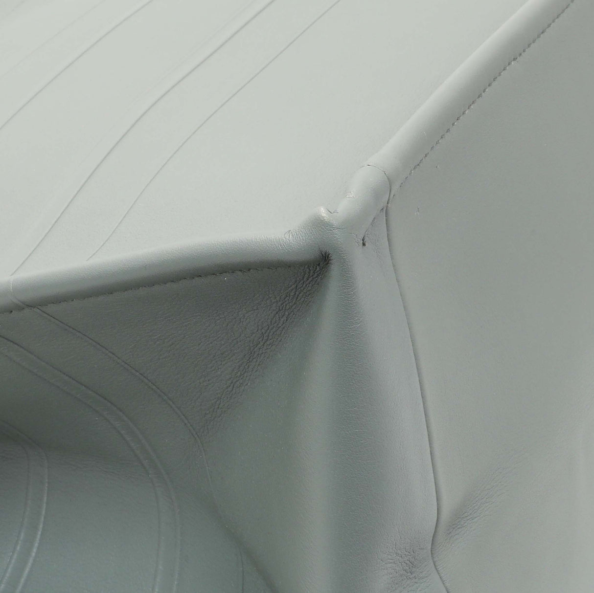 Christian Dior Grey Calfskin Embossed Medium Book Tote