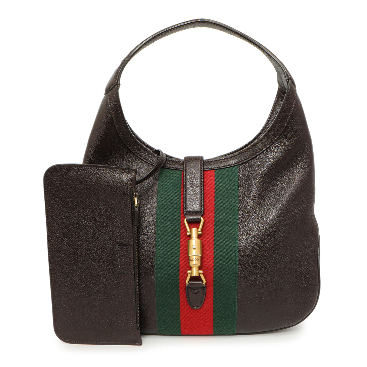 Gucci Grained Calfskin Medium Jackie Hobo Handbags Gucci