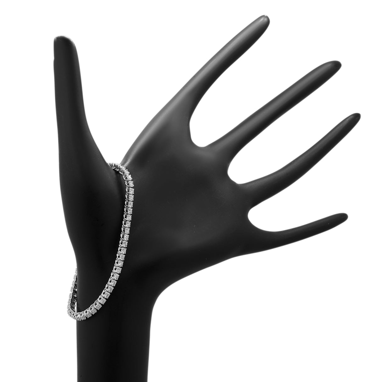 14K White Gold 2.75 Carat Tennis Bracelet Fine Jewellery Modaselle