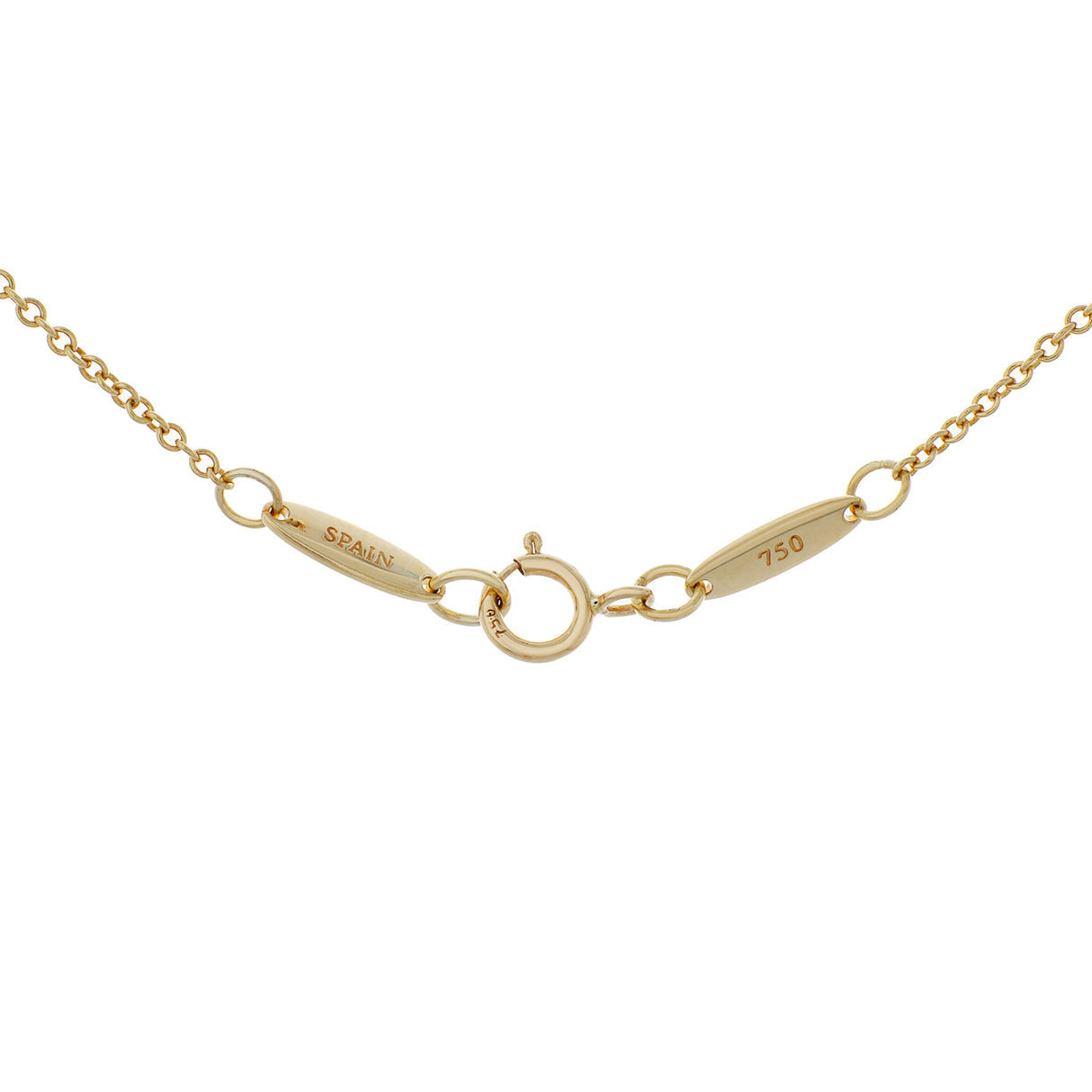 Tiffany & Co. 18K Elsa Peretti Open Heart Triple Pendant Necklace Designer Jewellery Tiffany and Co