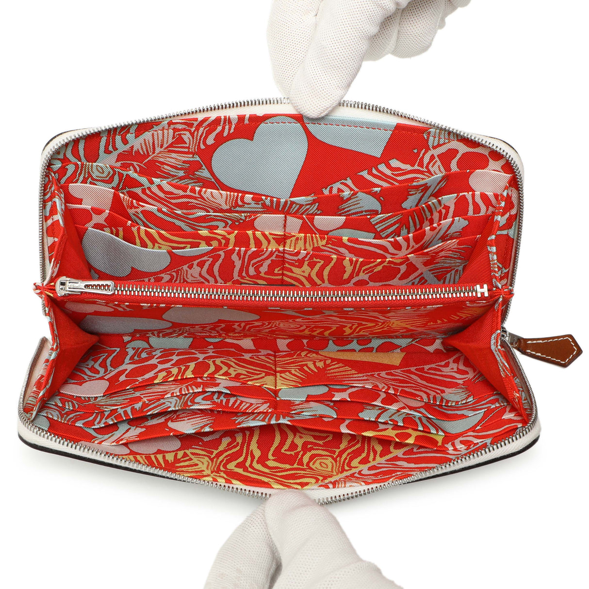 Hermes New White Evercolor Silk'in Long Wallet Accessories Hermes