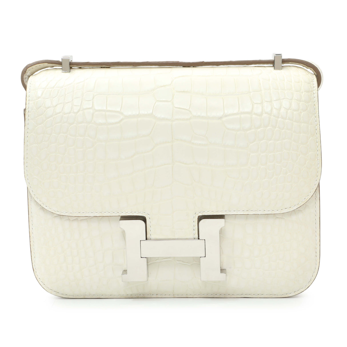 Hermes Béton Matte Alligator Constance 18 Handbags Hermes