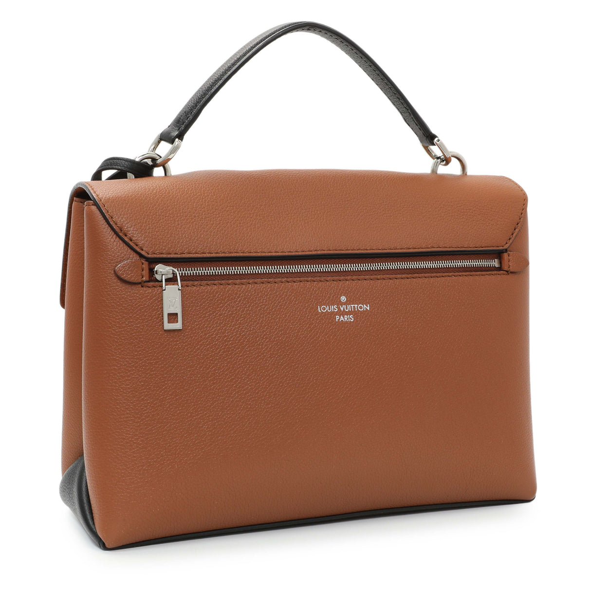 Louis Vuitton Caramel Creme Black Soft Calfskin My Lockme Top Handle Handbags Louis Vuitton