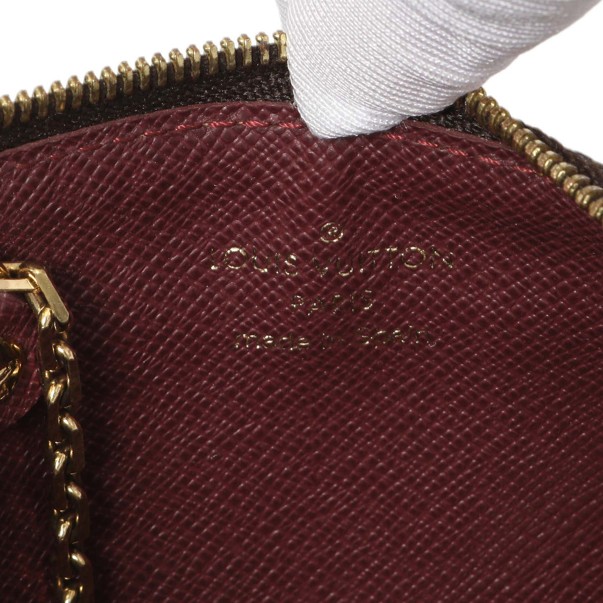 Louis Vuitton Damier Ebene Scribe Affiche Key Pouch Accessories Louis Vuitton