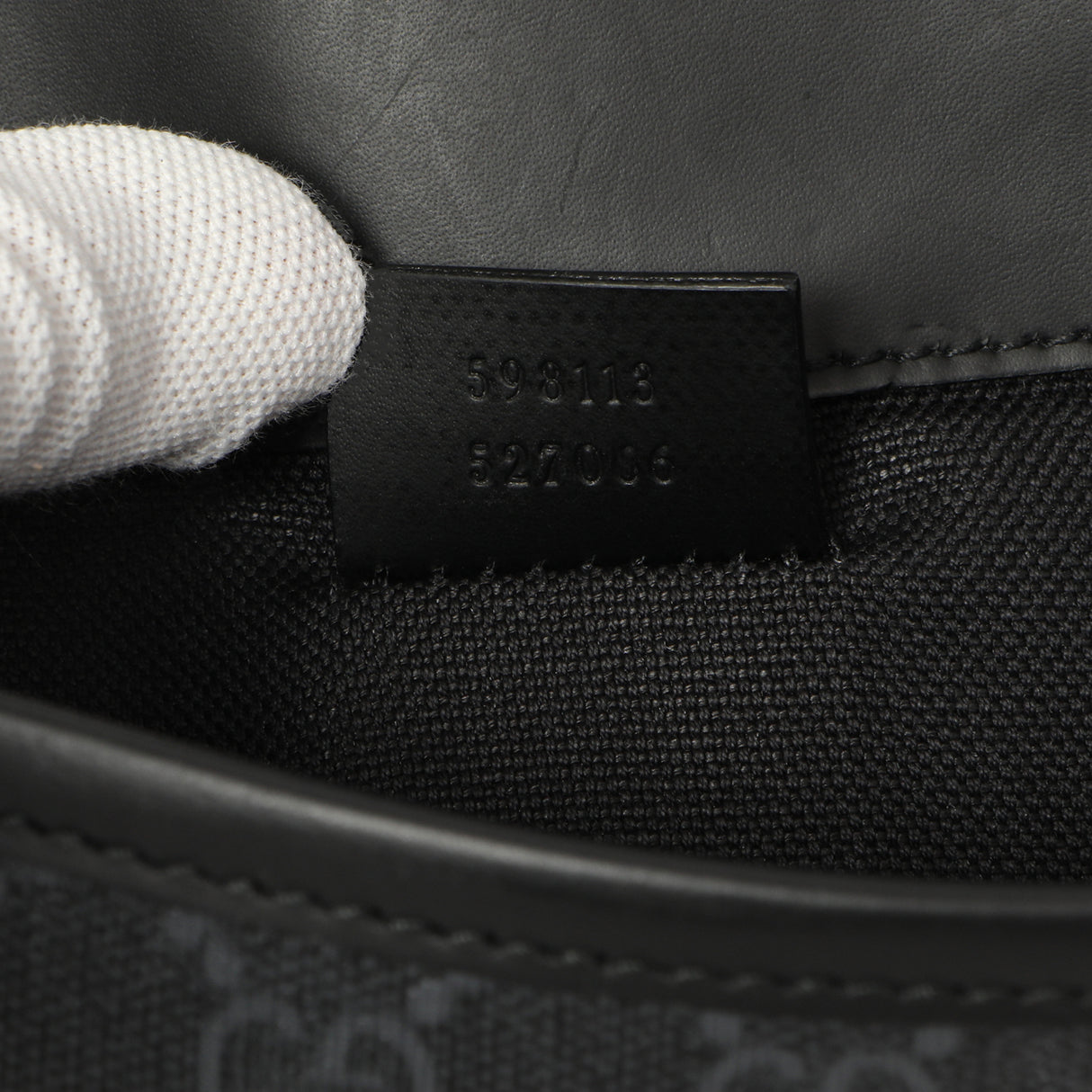 Gucci Black GG Supreme Monogram Belt Bag Handbags Gucci