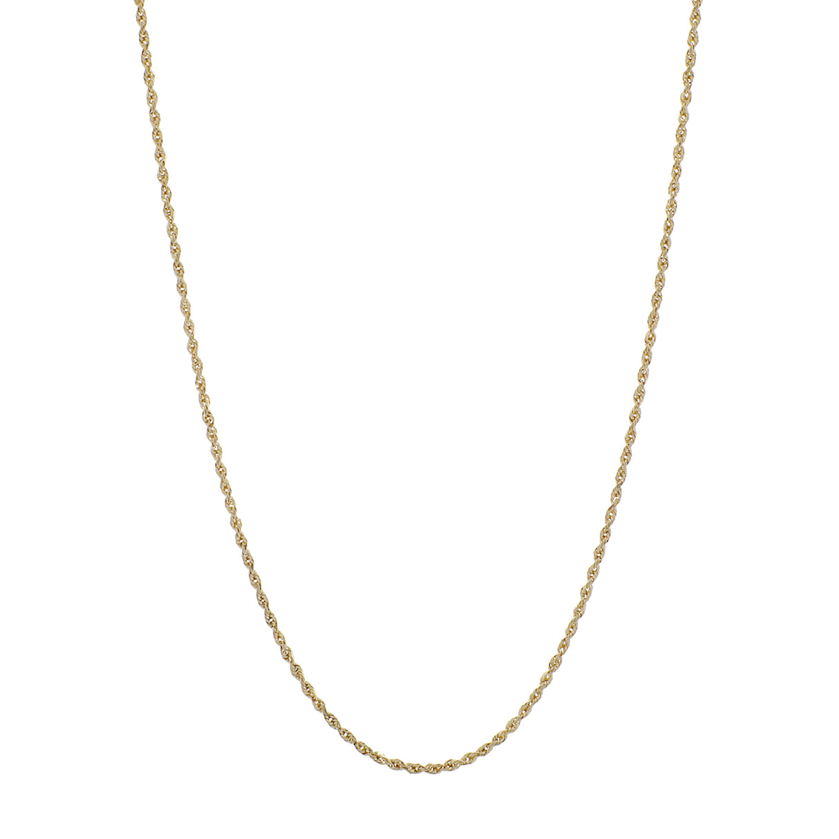 10K Yellow Gold Rope Chain Fine Jewellery Modaselle