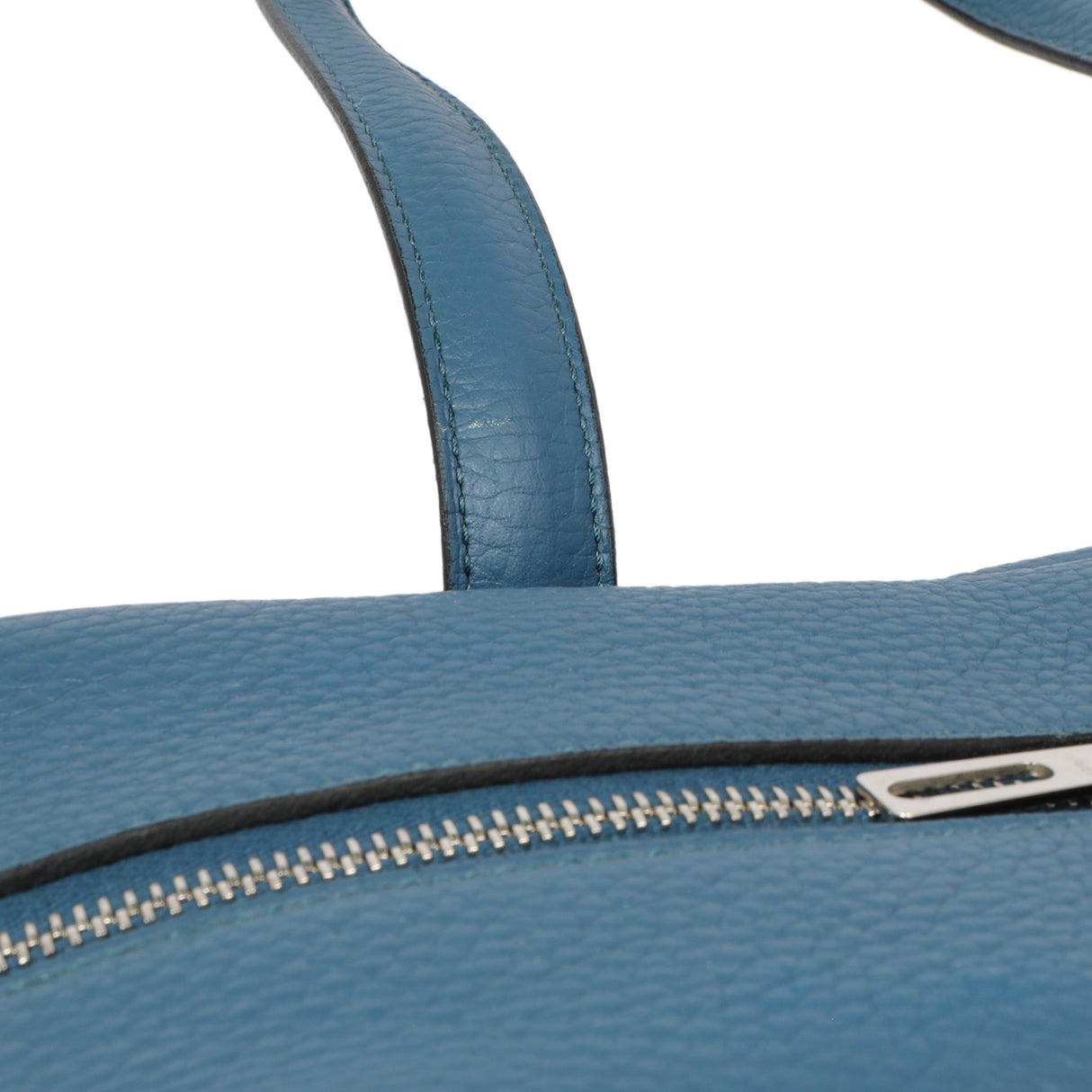 Hermes Cobalt Clemence Victoria II 35 Handbags Hermes