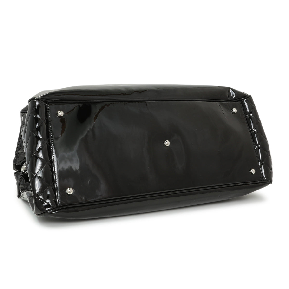 Chanel Black Vinyl Lipstick XLTote Handbags Chanel