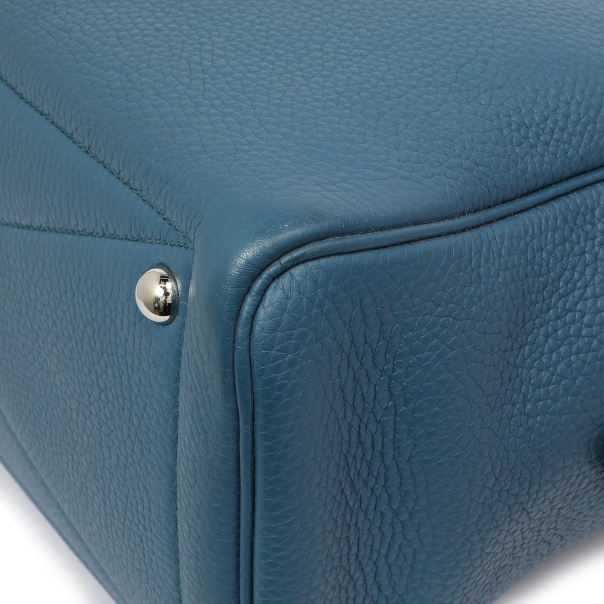 Hermes Cobalt Clemence Victoria II 35 Handbags Hermes