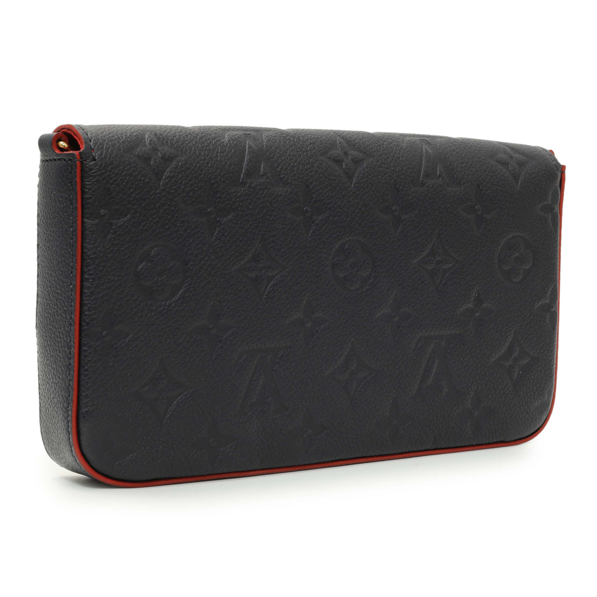 Louis Vuitton Marine Rouge Empreinte Pochette Felicie Chain Wallet Handbags Louis Vuitton