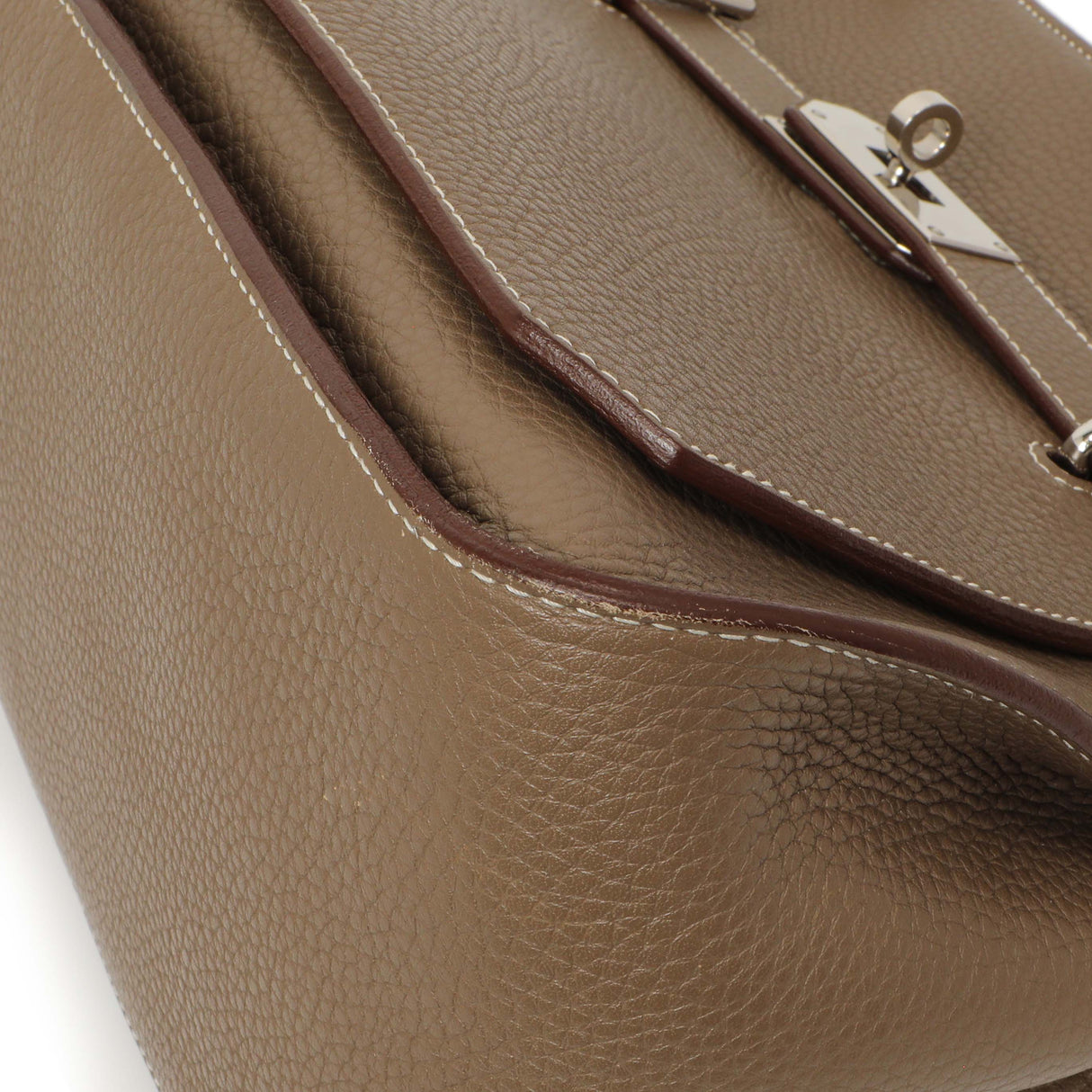 Hermes Etoupe Taurillon Clemence Jypsiere 31 Handbags Hermes