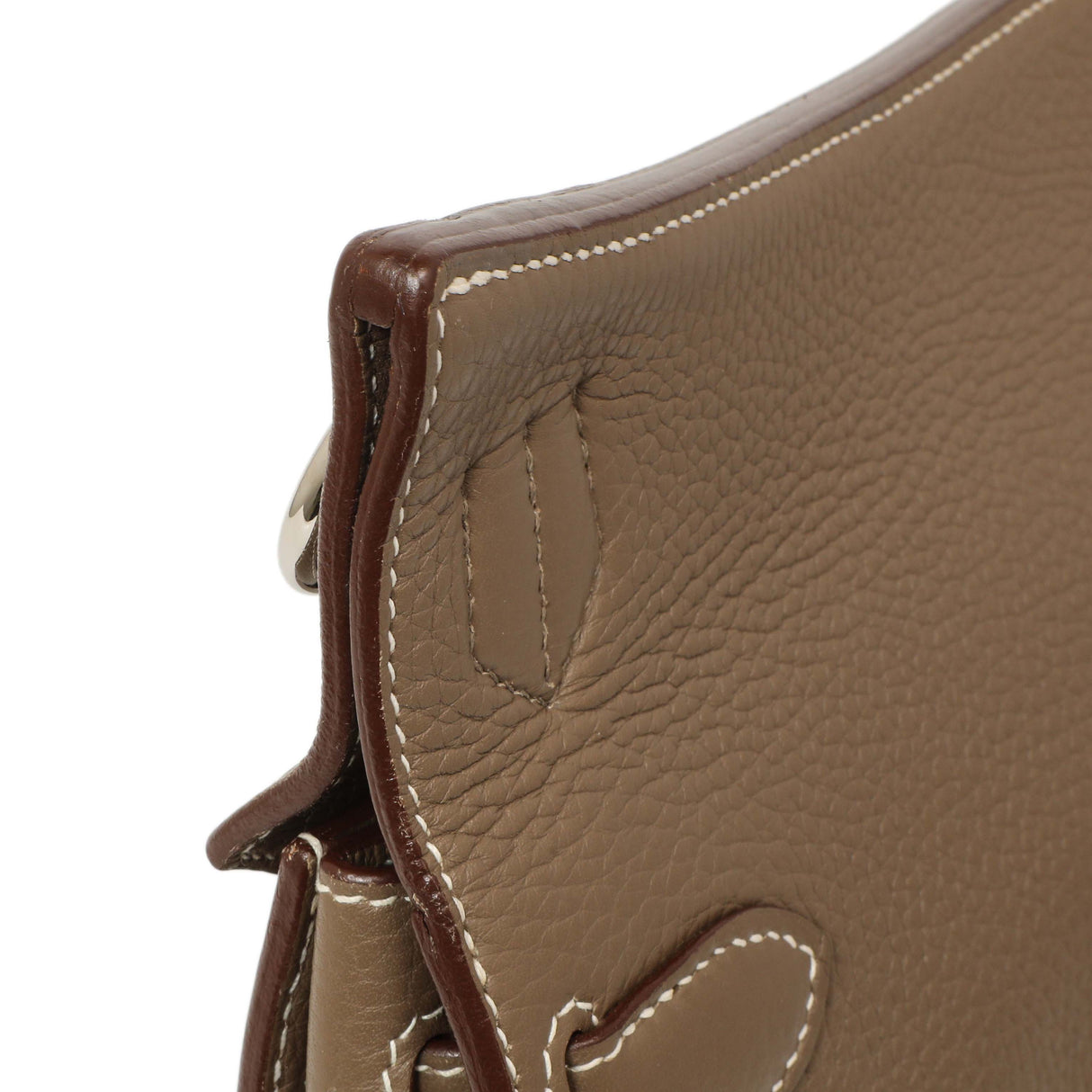 Hermes Etoupe Taurillon Clemence Jypsiere 31 Handbags Hermes